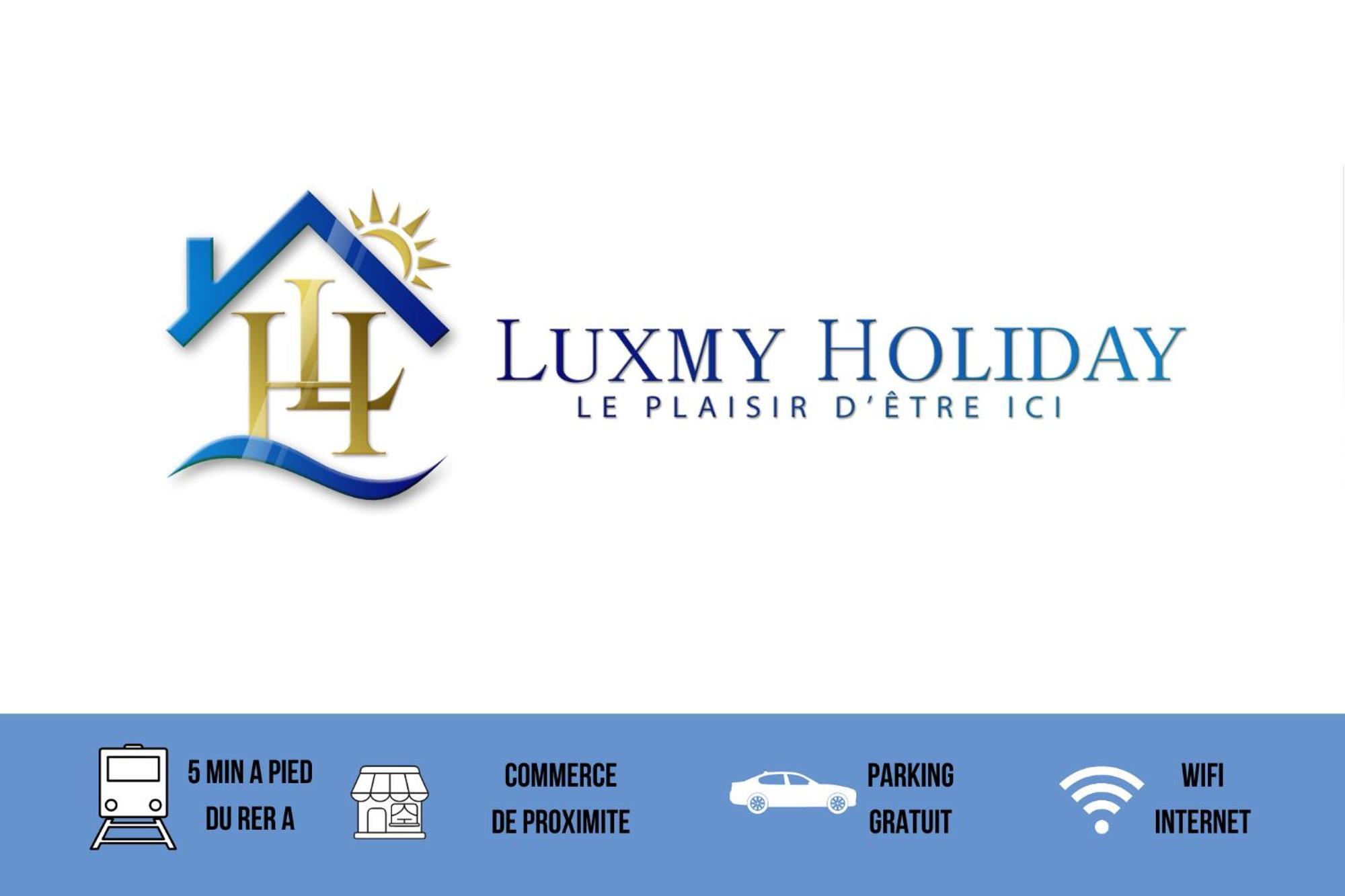 Disney Blue Lagoon - Ideal Sejour Famille Et Professionnel - Parking Inclus - Facile D'Acces - Proche Transport & Parc Disney บุสซี-แซ็ง-ฌอร์ฌ ภายนอก รูปภาพ